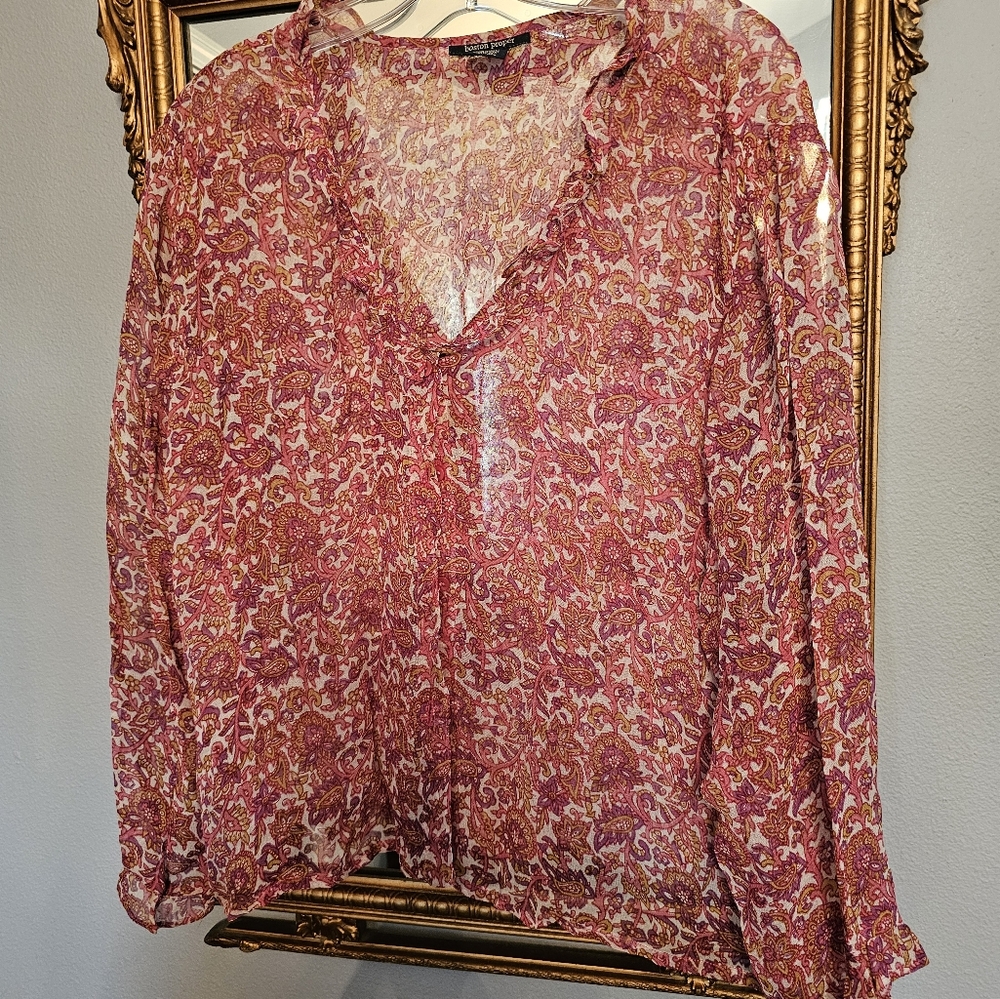 Sheer blouse